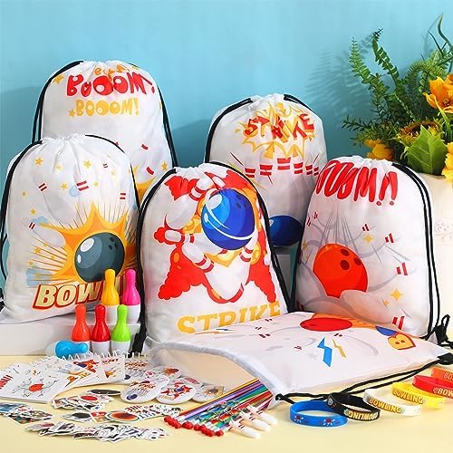 Sweetude 140 Pcs Bowling Party Favor Pack