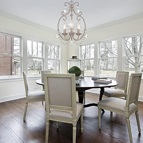 Designers Fountain Dahlia 3 Light Mini Chandelier 115 Inch Aged Platinum Ceiling Fixture
