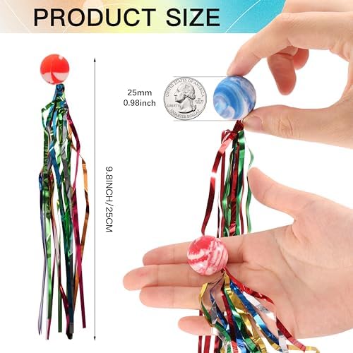 Pllieay 24 Piece Comet Balls with Streamers