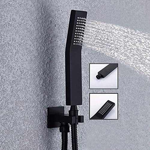 G12in Pressurized Handheld Shower Head with Silicwater Outlet and Insulated Liner