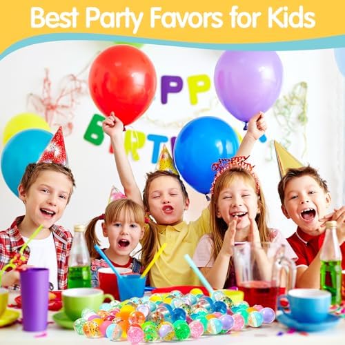 250 Piece Glitter Bouncy Balls 5 Styles for Kids