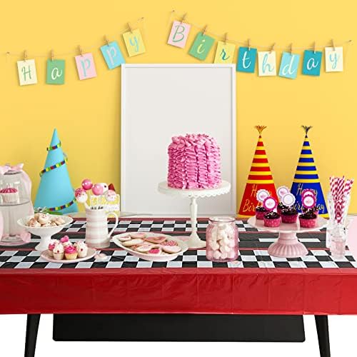 3pcs Race Car Tablecloth 54x108 Inch Party Decor
