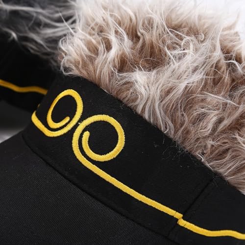 Halloween Hairy Hat Headgear for Wigs and Costumes