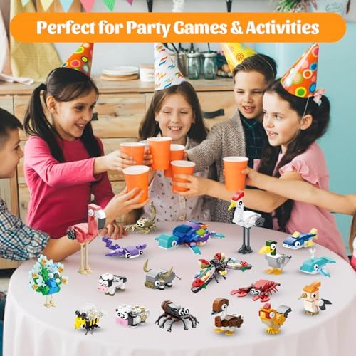40PCS Animal Building Blocks Party Favors for Kids
