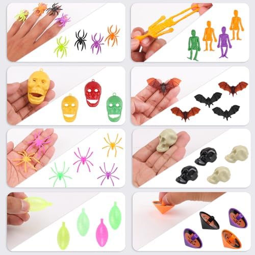 130pcs Halloween Party Toys Assortment for Kids