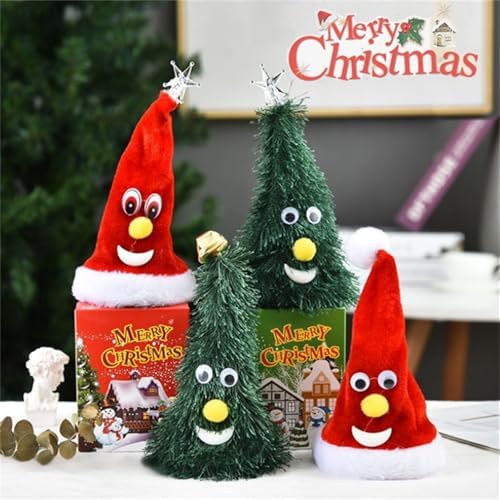 Singing Dancing Santa Tree with Musical Swing Christmas Hat