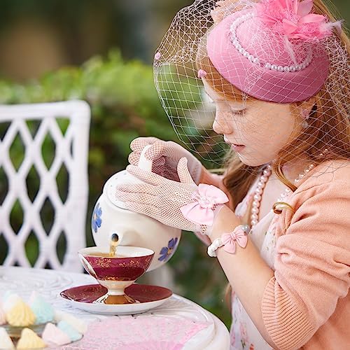 Jenaai 8 Pcs Girls Tea Party Costume Set