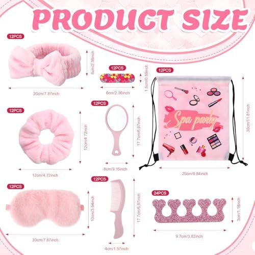 Janinka 108 Pcs Spa Party Favors Set