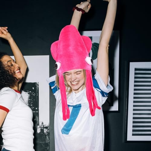 Beaupretty Cartoon Squid Hat for Halloween and Party