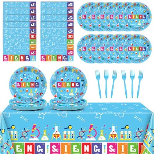 Chiazllta Science Party Tableware Set for 20 Guests