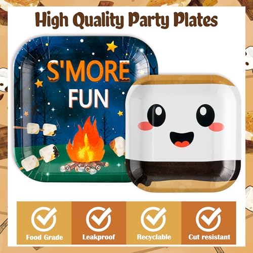 SMores Camping Party Set for 24 Guests