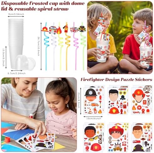HyDren Firefighter Party Favor Set 171 Pcs