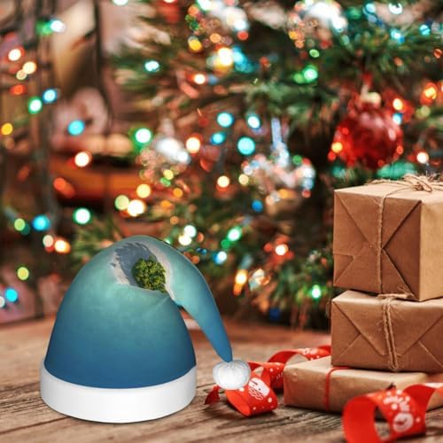 Heart-Shape Paradise Island Santa Hat for Kids