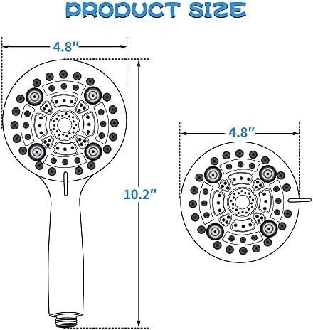 G Promise High Pressure Dual Shower Head Combo