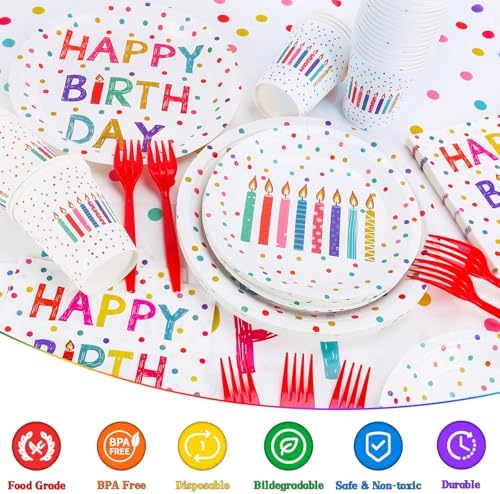 Birthday Party Decorations 138Pcs Set for 24 Guests
