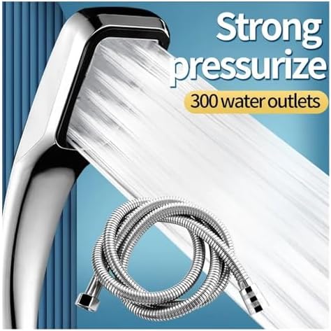 NATTCO High Pressure Hand Shower Head with Large Output Universal Adapter