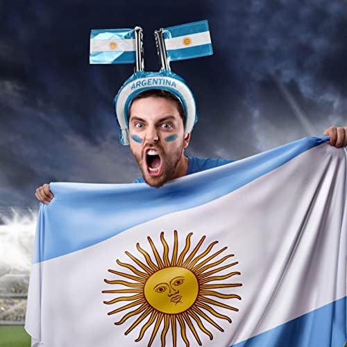 BESPORTBLE 20pcs Flag Design Headbands for Soccer Parties