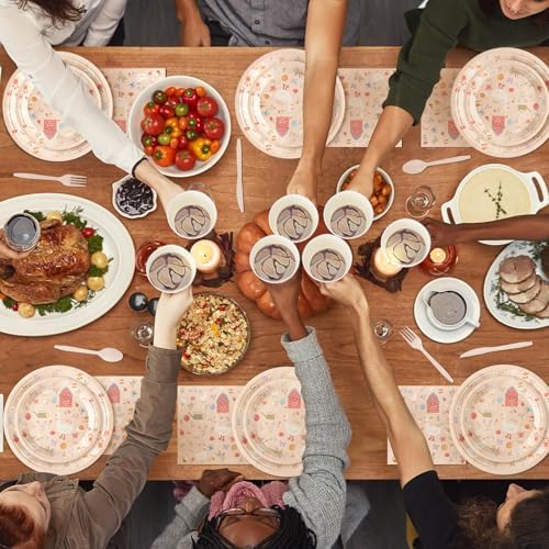 Zhehao 168 Pcs Silly Goose Birthday Party Decor Tableware Set for 24 Guests