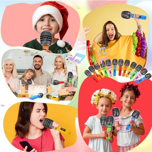 48 Piece Giant Inflatable Microphone Set
