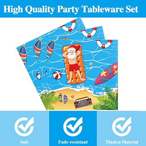 July Xmas Party Tableware Set for 12 Guests