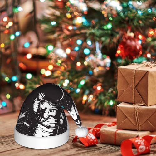 The Race to Space Santa Hat for Kids