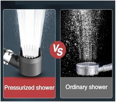 NATTCO High Pressure Shower Head with 3 Modes and Filter
