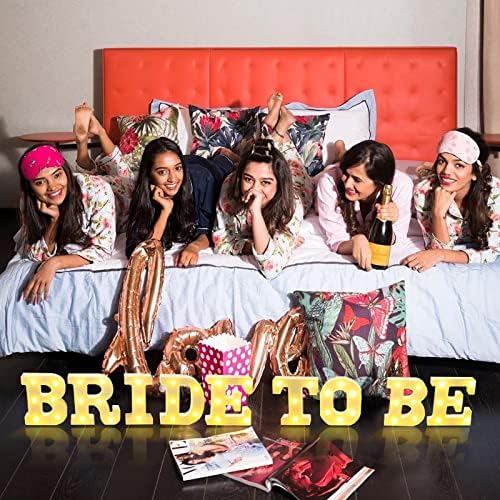 Bride to Be LED Light Set - 9 Piece Letter Decor