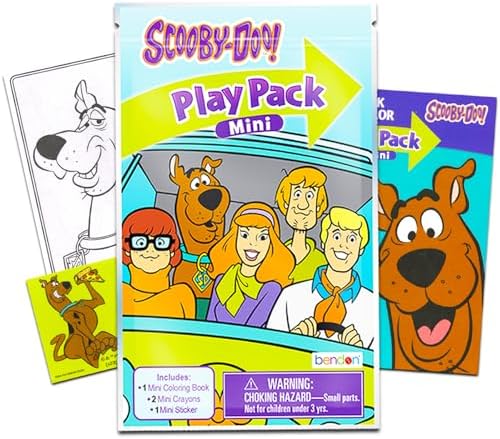 Scooby Doo Birthday Party Favors Set - 24 Play Packs