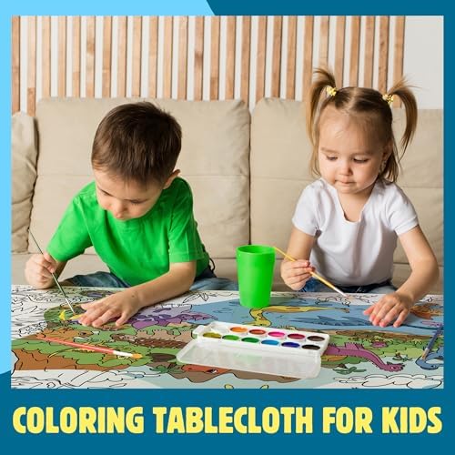 Giant Dinosaur Coloring Poster for Kids