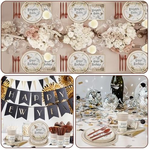 210Pcs Magical Wizard Party Decorations for Baby Shower and Birthday Celebrations