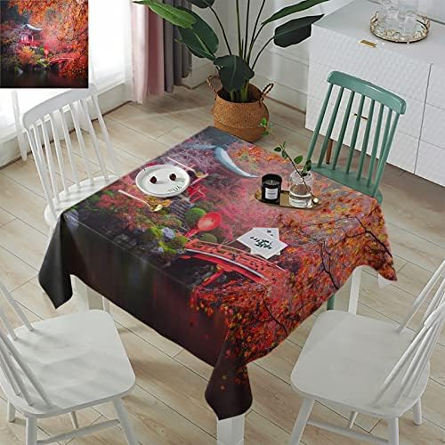 ZOE GARDEN Square Waterproof Tablecloth