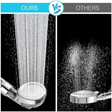 NATTCO 3 Function High Pressure Handheld Showerhead