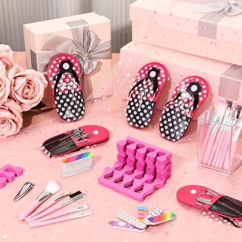 12 Sets Spa Sleepover Party Supplies for Girls