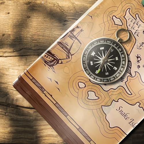3Pcs Pirate Treasure Map Tablecloth for Kids Party
