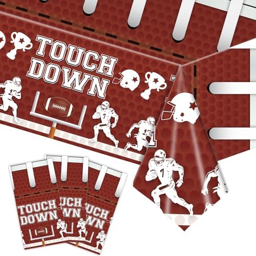 2 Pack Football Party Decorations Tablecloths