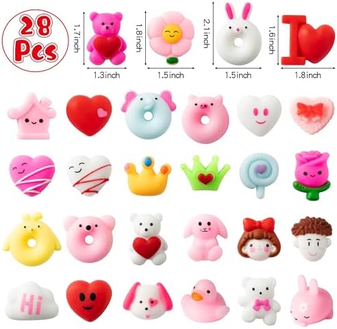 Haooryx 28-Piece Mochi Squishy Toys Gift Pack