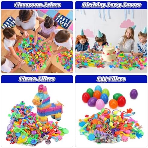 Nicknack Kids Party Bag Fillers 300PCS Assortment