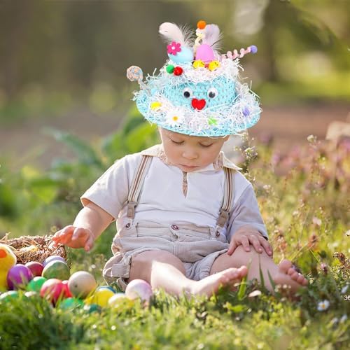 DERAYEE Easter Bonnet Kit Kids 1