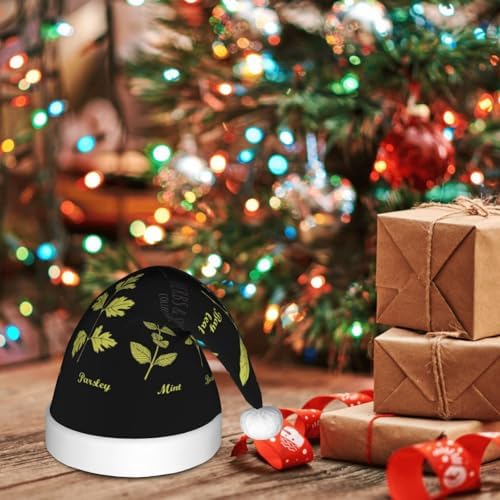 Kids Christmas Santa Hat with Plush Design