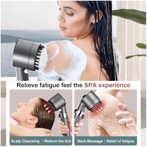 NATTCO 4 Modes Handheld Showerhead