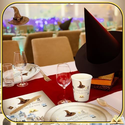 Magic Wizard Party Tableware Set 350 Pcs for 50 Guests