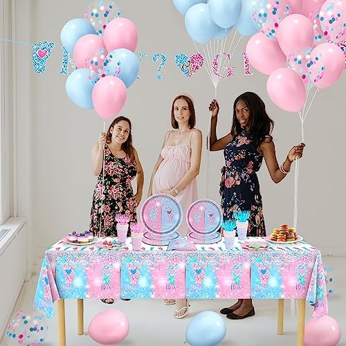 Miucat Gender Reveal Party Decor Set 146Pcs