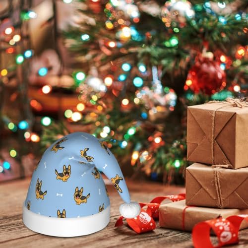 Cute Puppy Santa Hat for Kids Baby Christmas Hat