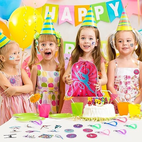 Lenwen Gymnastics Party Favors 128 Pcs Set for Girls
