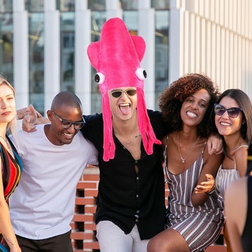 Beaupretty Cartoon Squid Hat for Halloween and Party