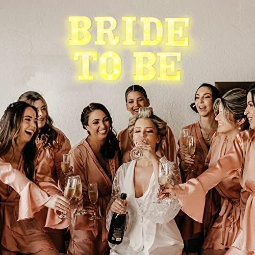 Bride to Be LED Light Set - 9 Piece Letter Decor