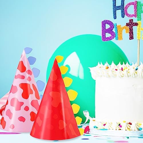 Toyvian 30pcs Dinosaur Party Hats for Kids Birthday Celebrations