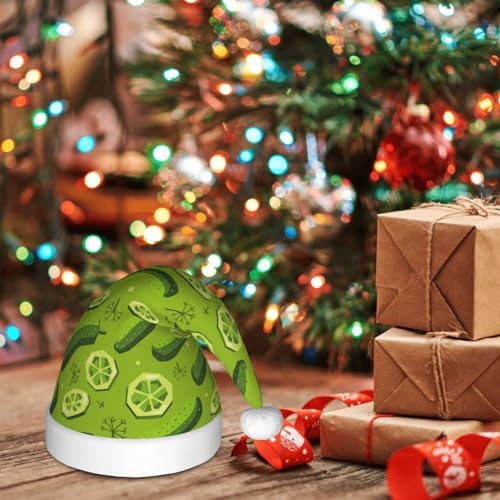 Kids Christmas Santa Hat Plush Headwear