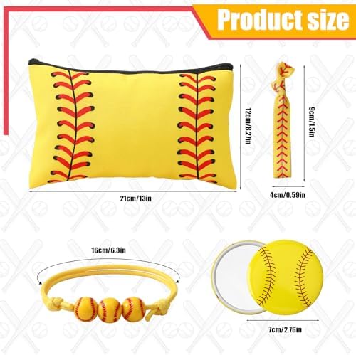JULMELON 148 Pcs Softball Party Favor Set