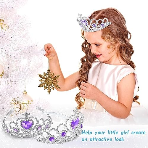 48 Piece Princess Tiara Crown Costume Set for Girls